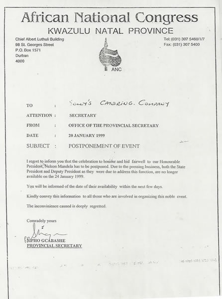 Municipal Business Registration certificate
